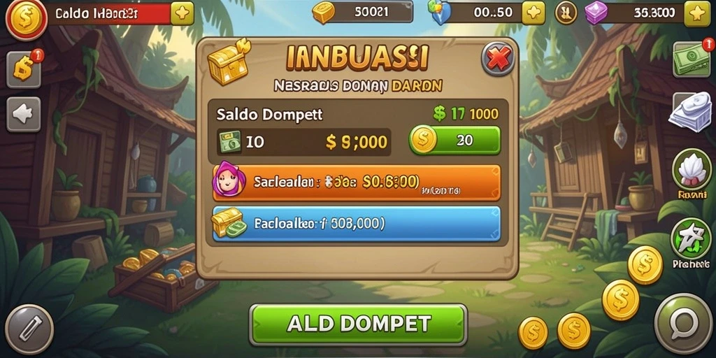 Tampilan awal DEWI11 yang menarik dan mudah diakses.