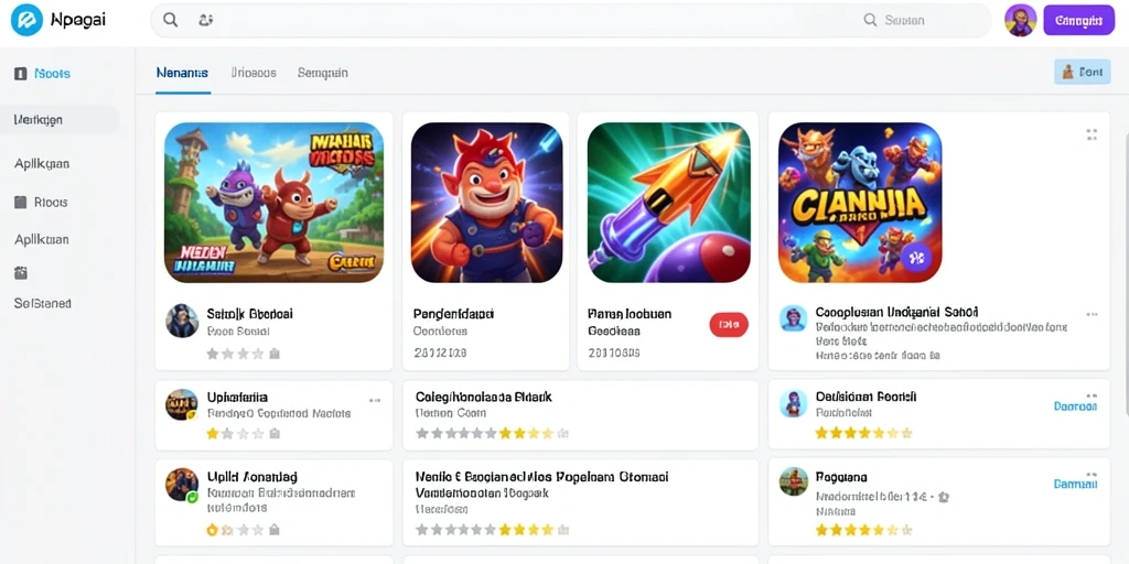 Screenshot memperlihatkan tampilan antarmuka yang menarik dan user-friendly.