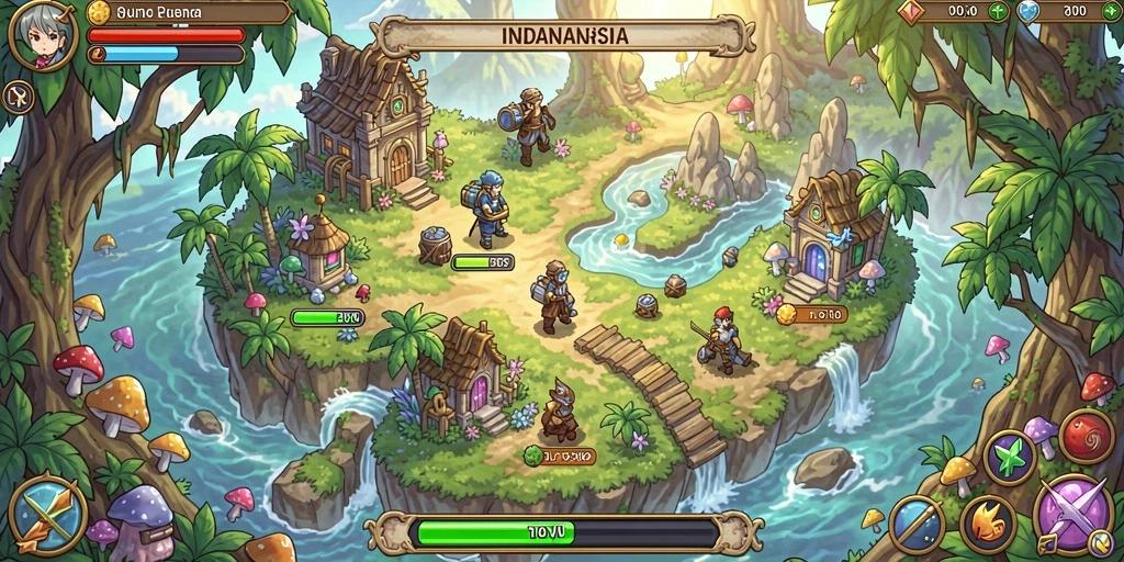 Tampilan grafis yang menarik dan modern.