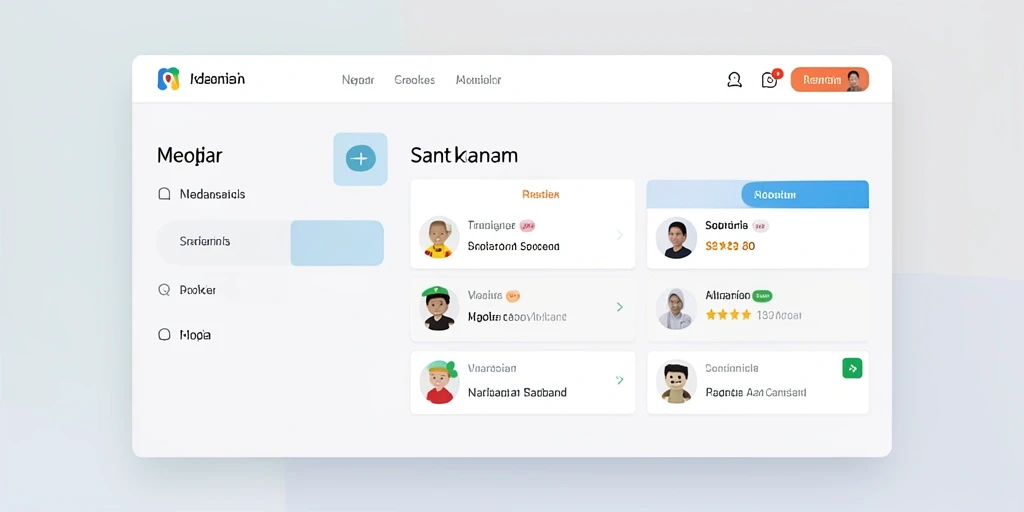 Tampilan layar utama RATUDEWI yang menarik.