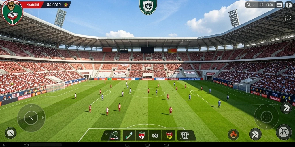 Screenshot 1: Menampilkan layar utama permainan RSNGAME.