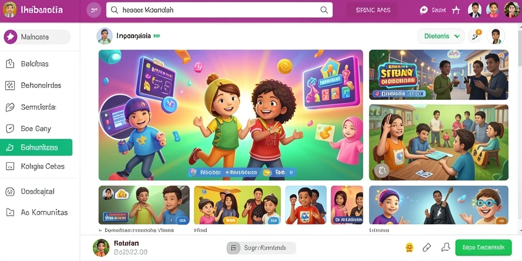 Screenshot menunjukkan berbagai pilihan tema slot yang menarik.